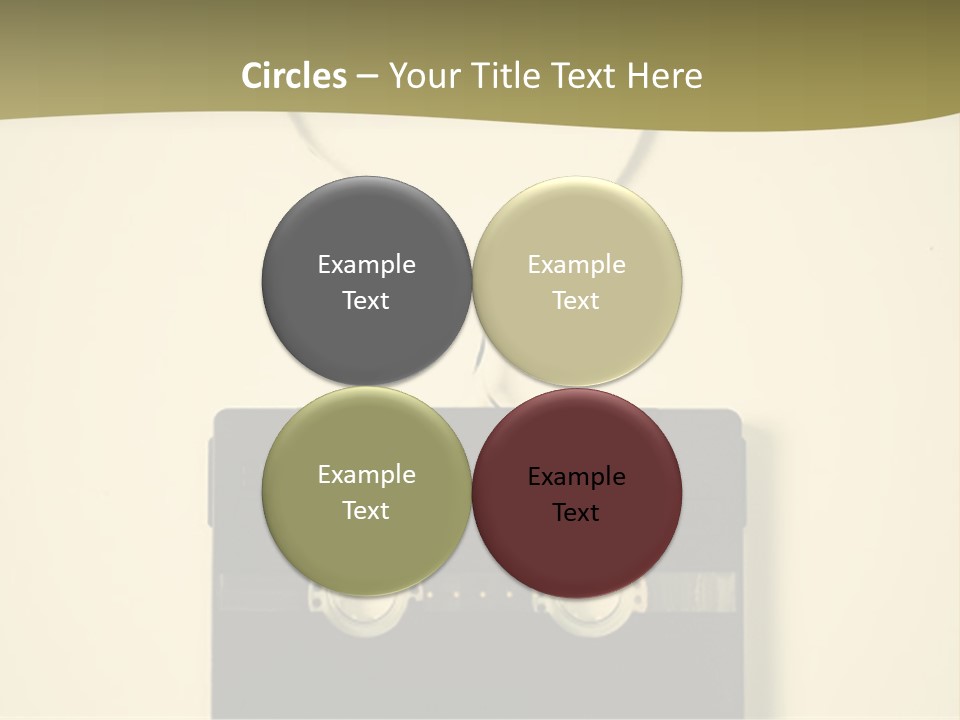 Background Listen Audio PowerPoint Template