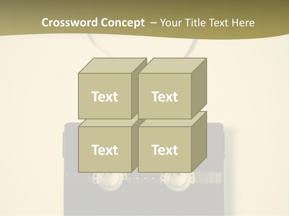 Background Listen Audio PowerPoint Template