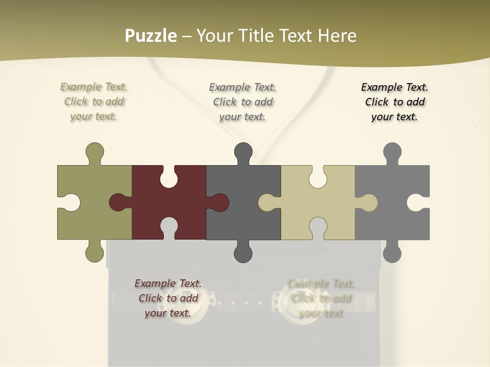 Background Listen Audio PowerPoint Template