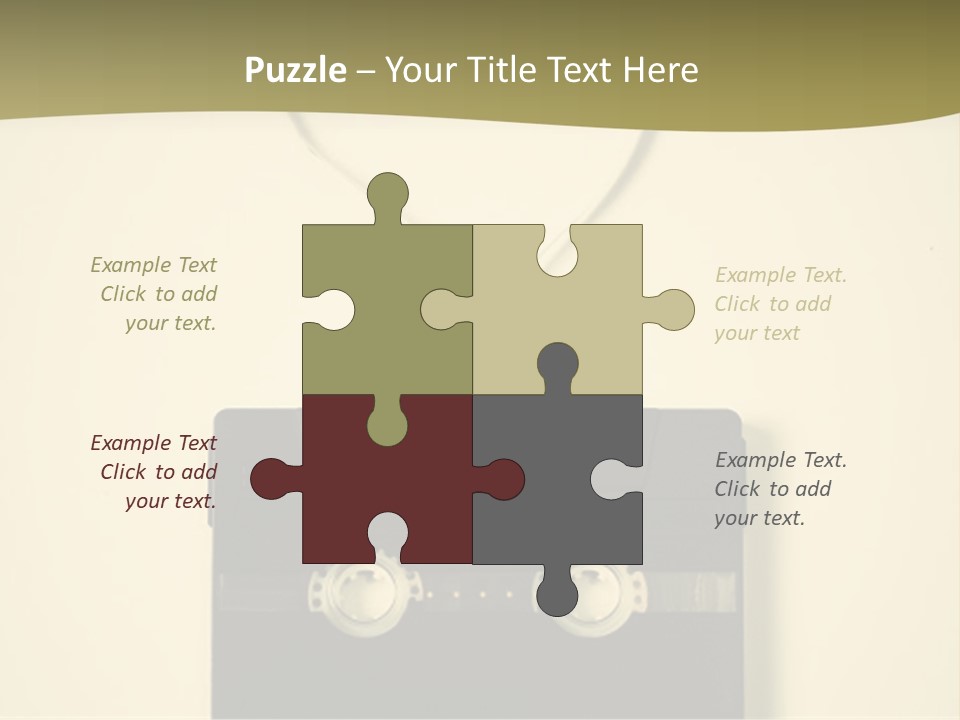 Background Listen Audio PowerPoint Template