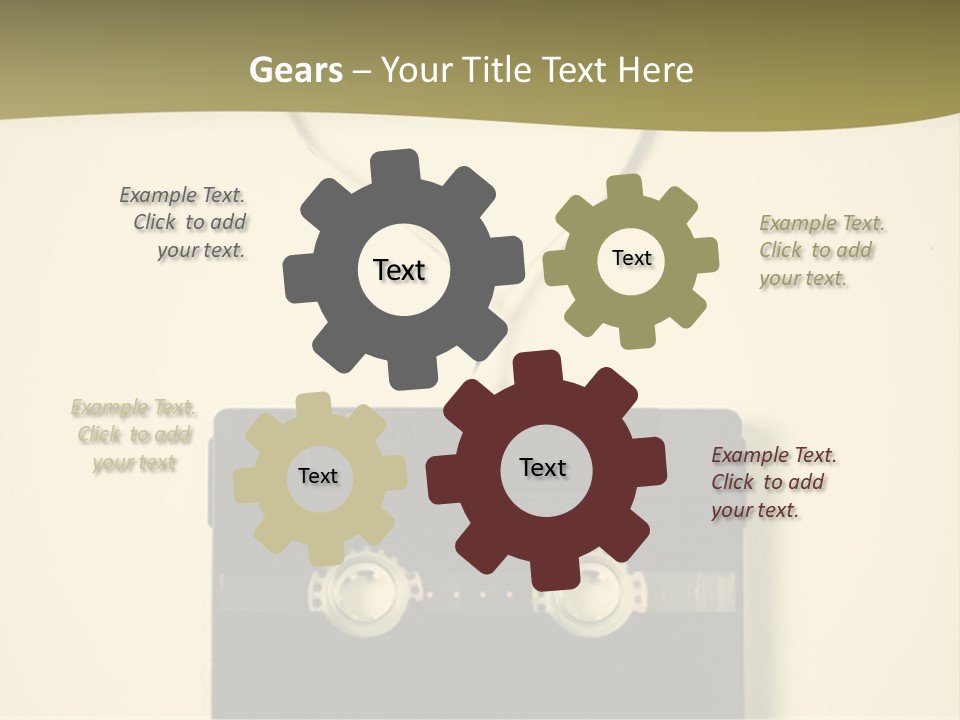 Background Listen Audio PowerPoint Template