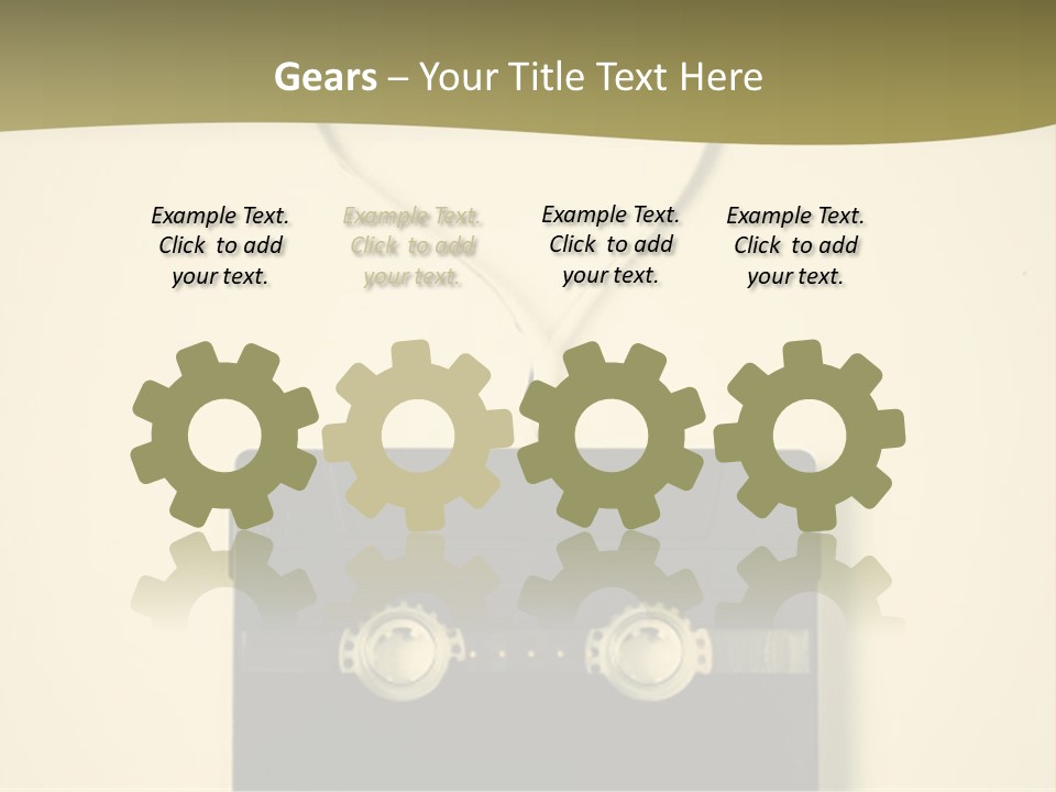 Background Listen Audio PowerPoint Template