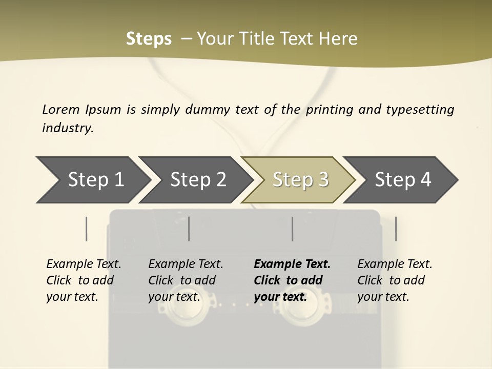 Background Listen Audio PowerPoint Template