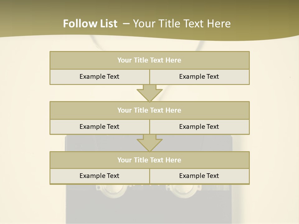 Background Listen Audio PowerPoint Template