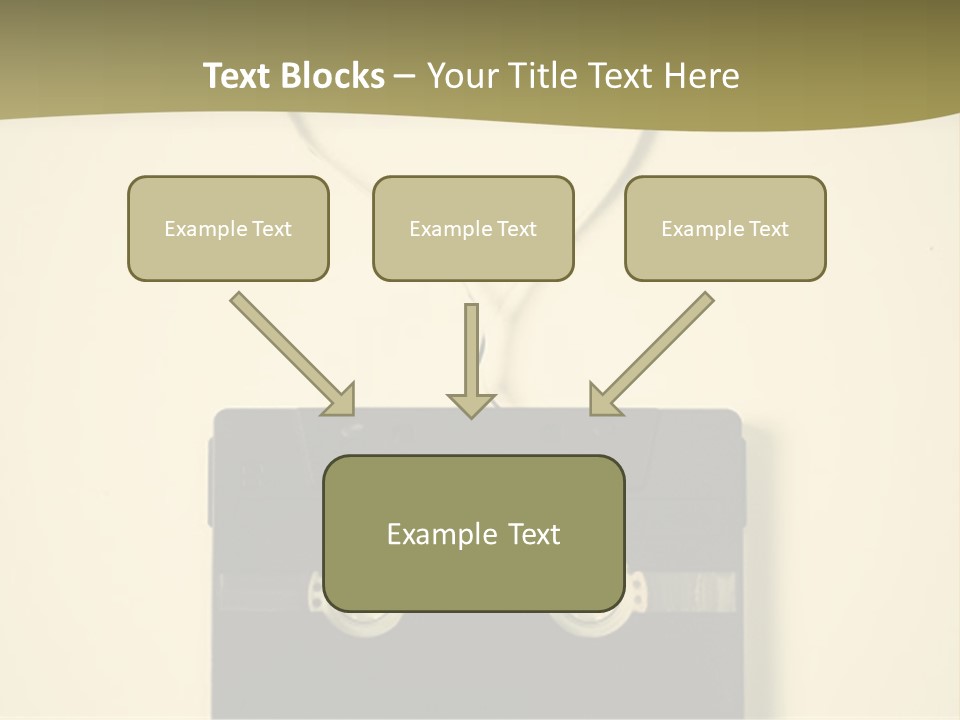 Background Listen Audio PowerPoint Template