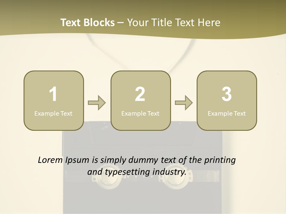 Background Listen Audio PowerPoint Template