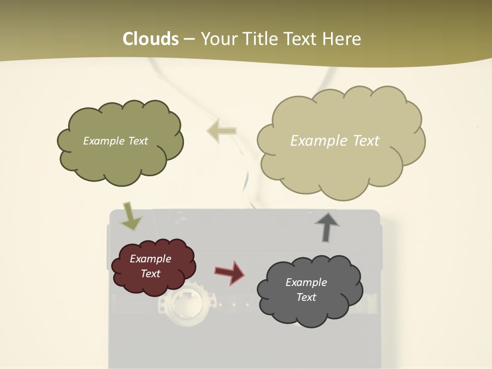 Background Listen Audio PowerPoint Template