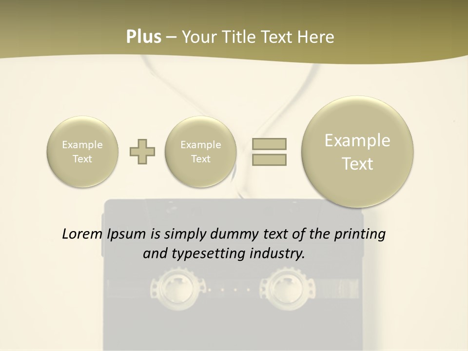 Background Listen Audio PowerPoint Template