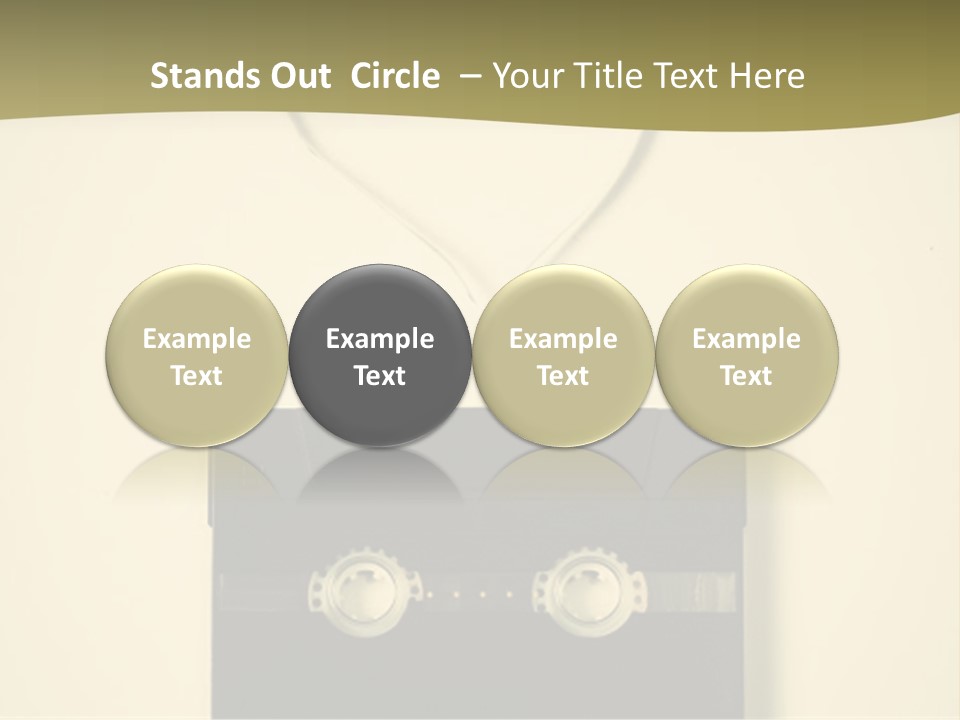 Background Listen Audio PowerPoint Template