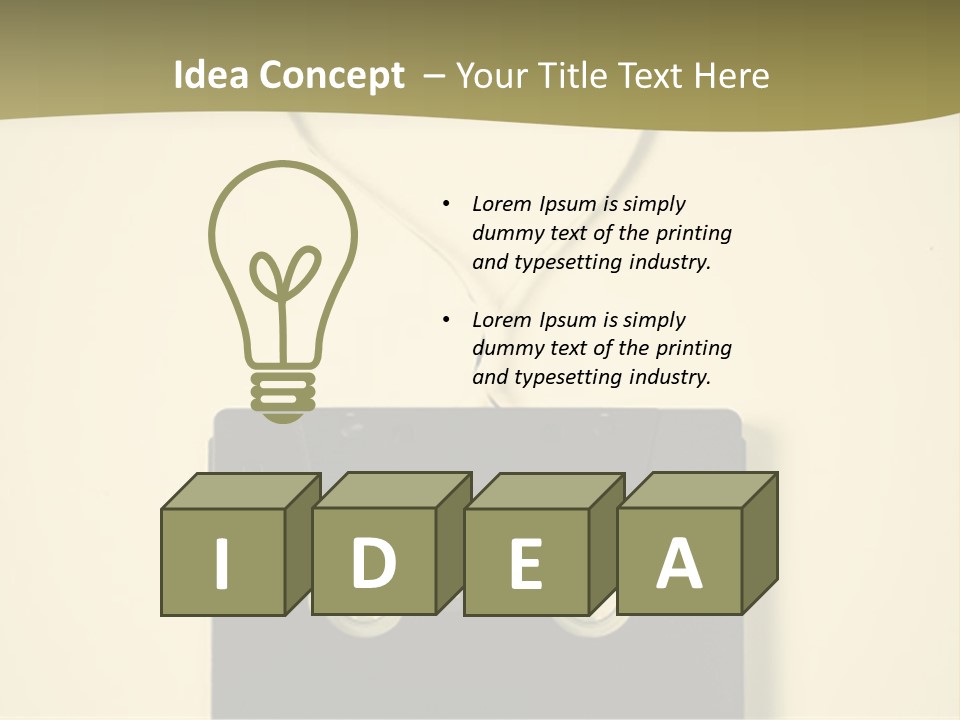 Background Listen Audio PowerPoint Template