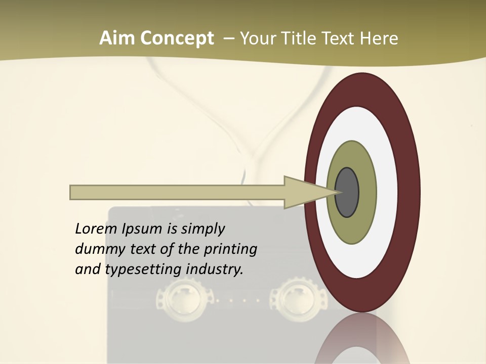 Background Listen Audio PowerPoint Template