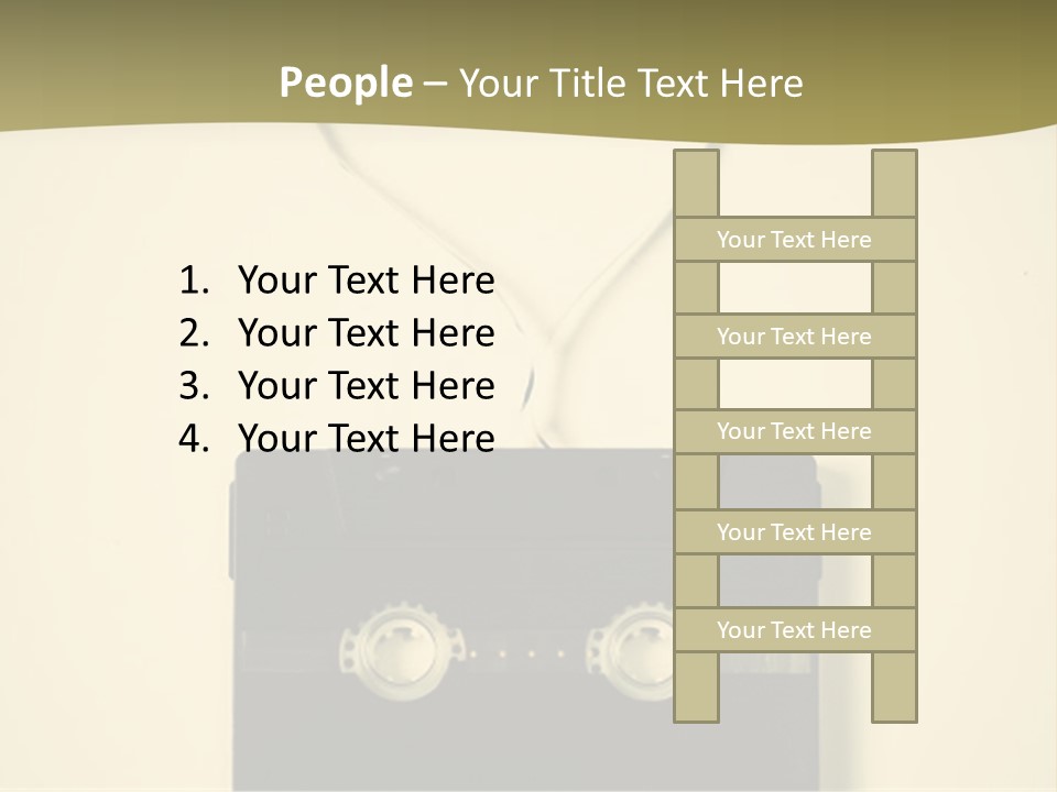 Background Listen Audio PowerPoint Template