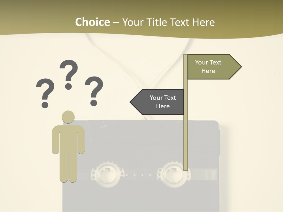 Background Listen Audio PowerPoint Template