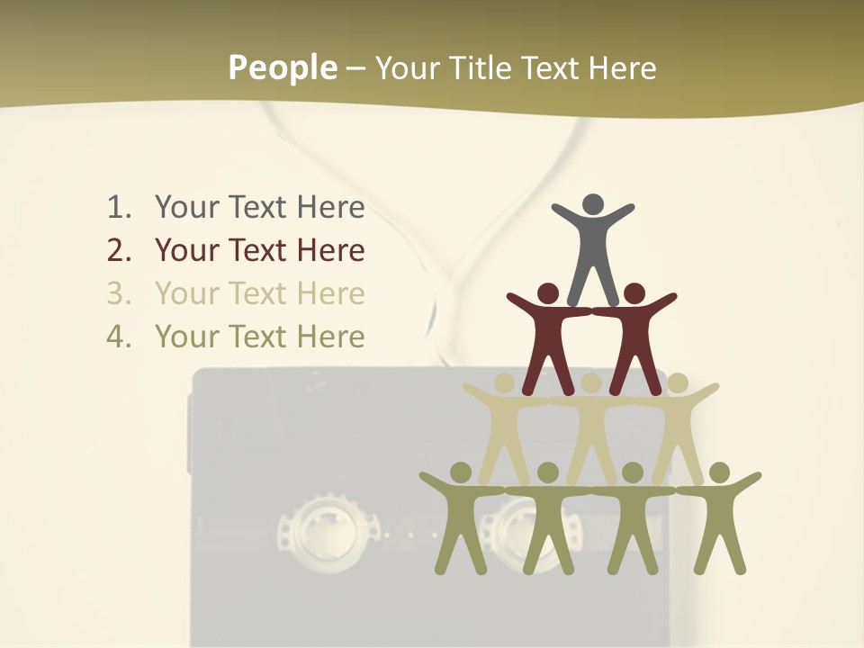 Background Listen Audio PowerPoint Template