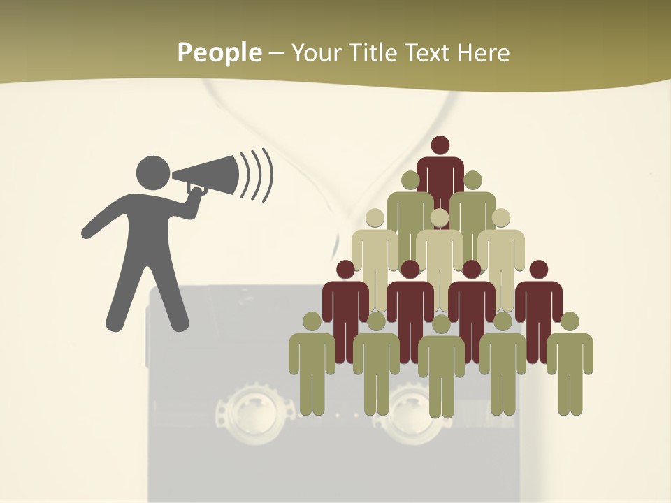 Background Listen Audio PowerPoint Template