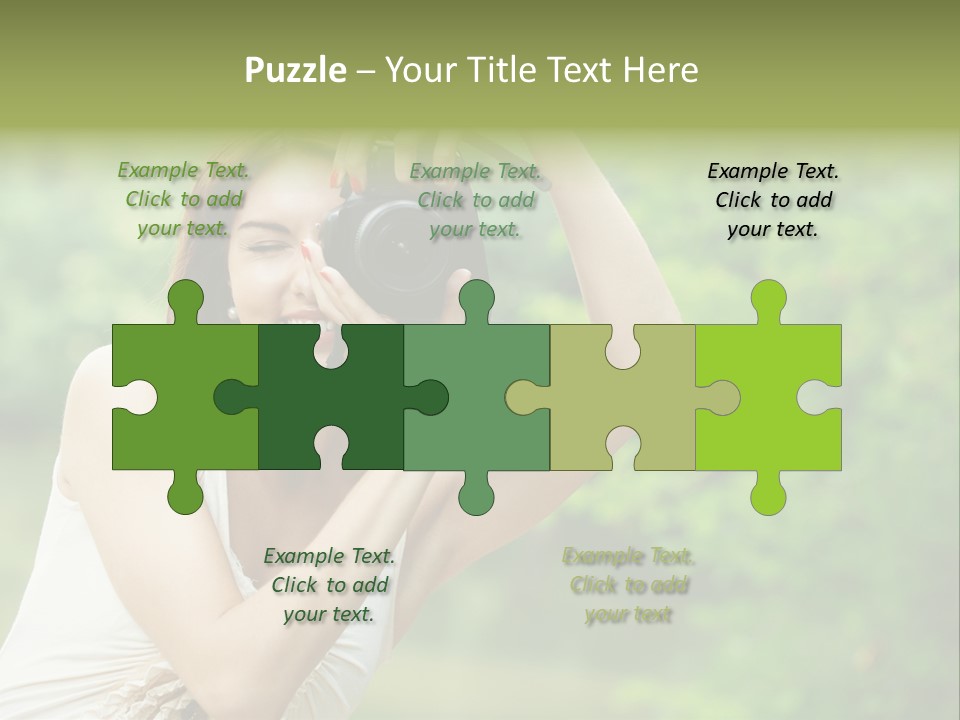 Beautifu Smile Picture PowerPoint Template