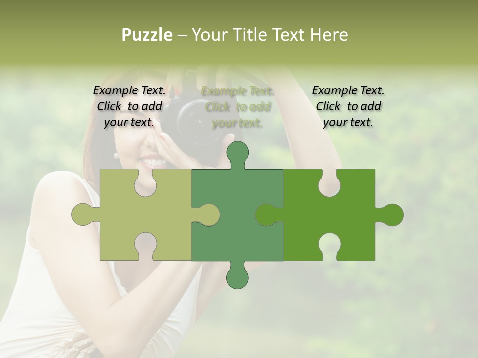 Beautifu Smile Picture PowerPoint Template