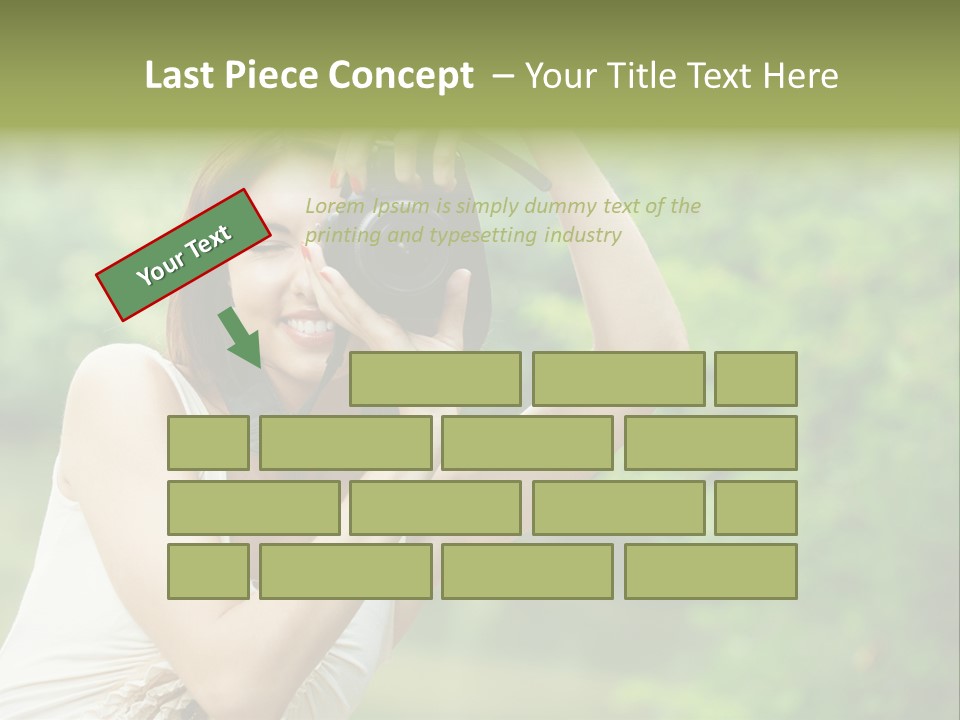 Beautifu Smile Picture PowerPoint Template