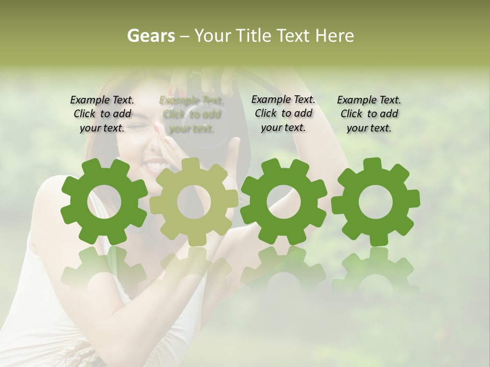 Beautifu Smile Picture PowerPoint Template