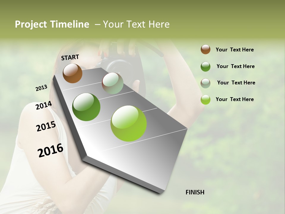 Beautifu Smile Picture PowerPoint Template