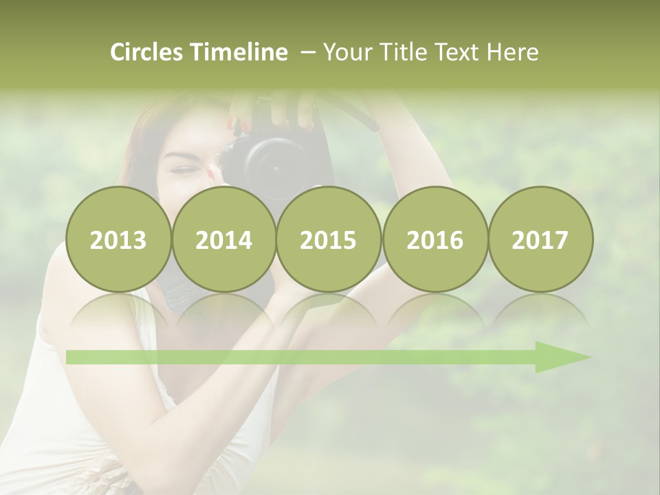 Beautifu Smile Picture PowerPoint Template