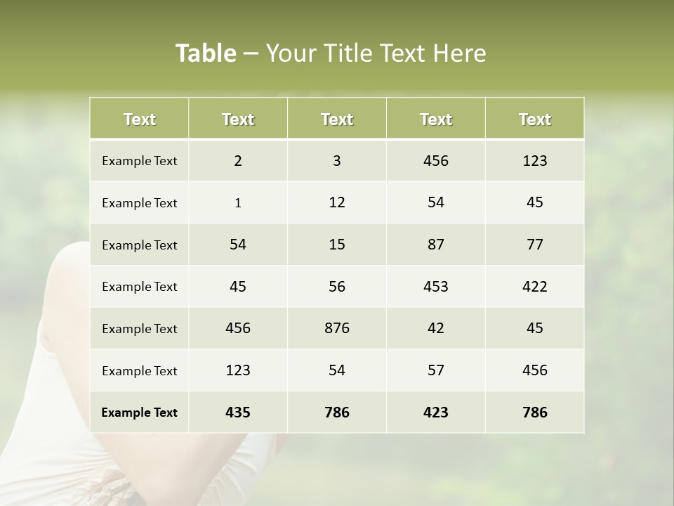 Beautifu Smile Picture PowerPoint Template