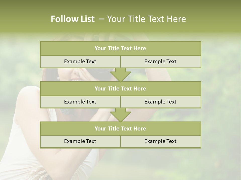 Beautifu Smile Picture PowerPoint Template