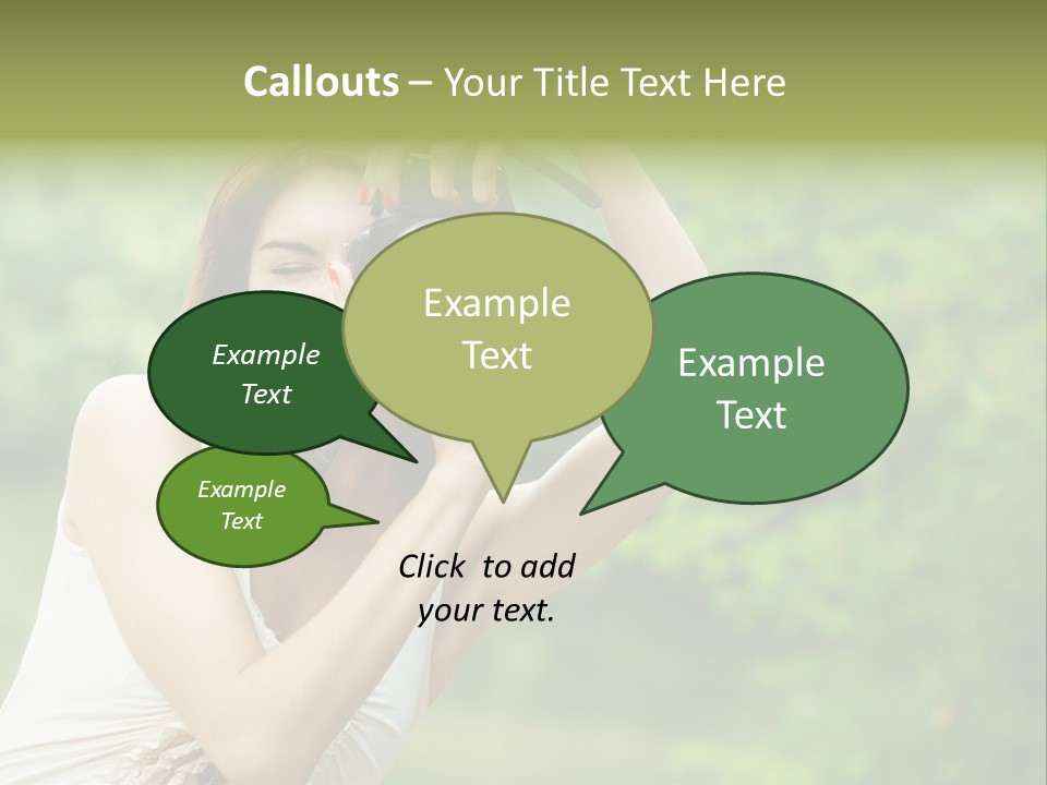 Beautifu Smile Picture PowerPoint Template