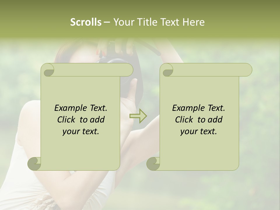Beautifu Smile Picture PowerPoint Template