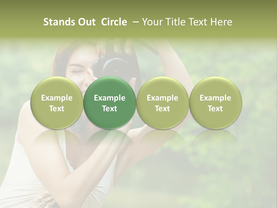 Beautifu Smile Picture PowerPoint Template