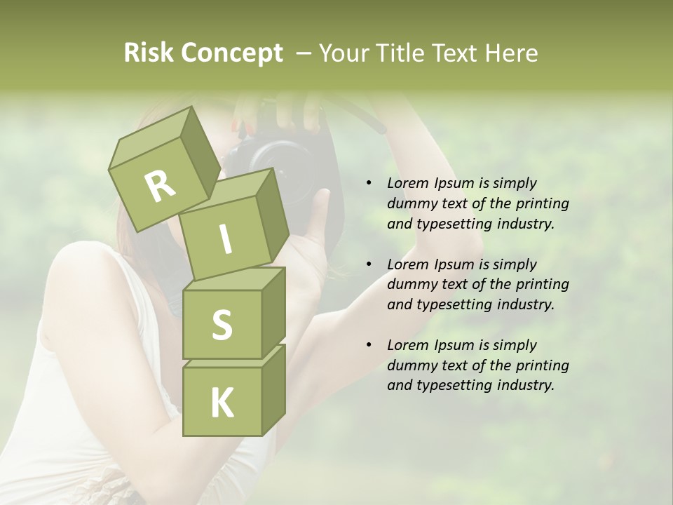 Beautifu Smile Picture PowerPoint Template