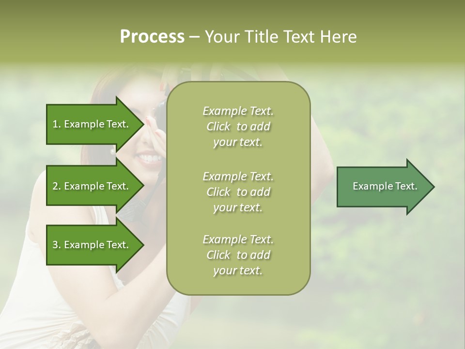Beautifu Smile Picture PowerPoint Template