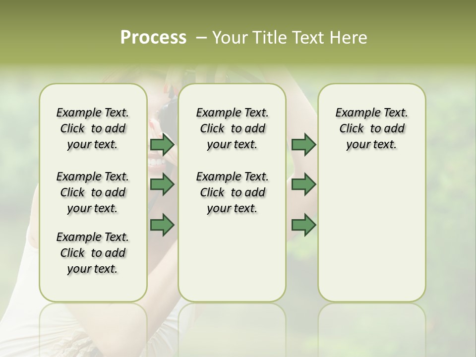 Beautifu Smile Picture PowerPoint Template