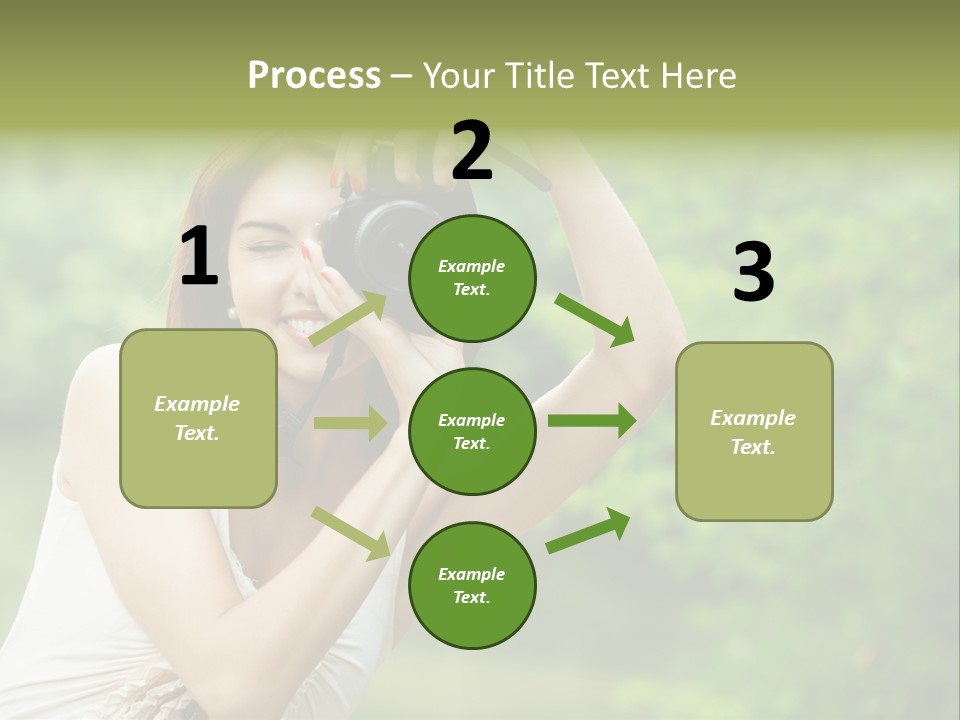 Beautifu Smile Picture PowerPoint Template