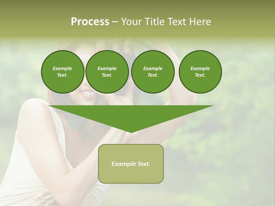 Beautifu Smile Picture PowerPoint Template