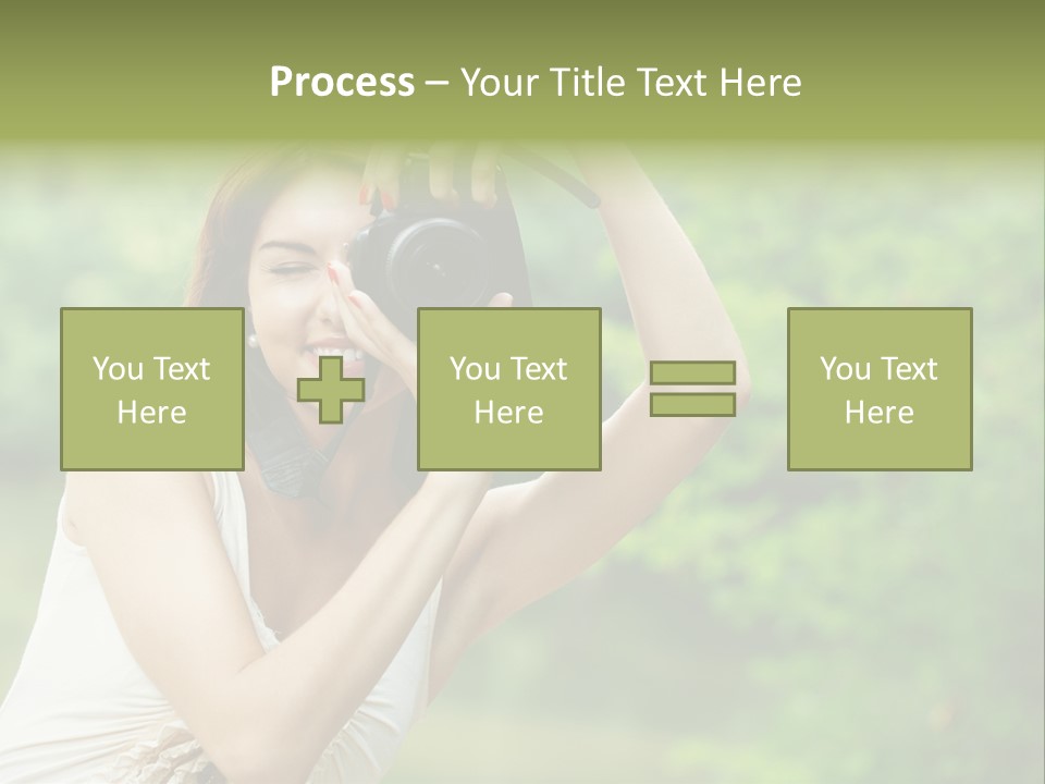 Beautifu Smile Picture PowerPoint Template