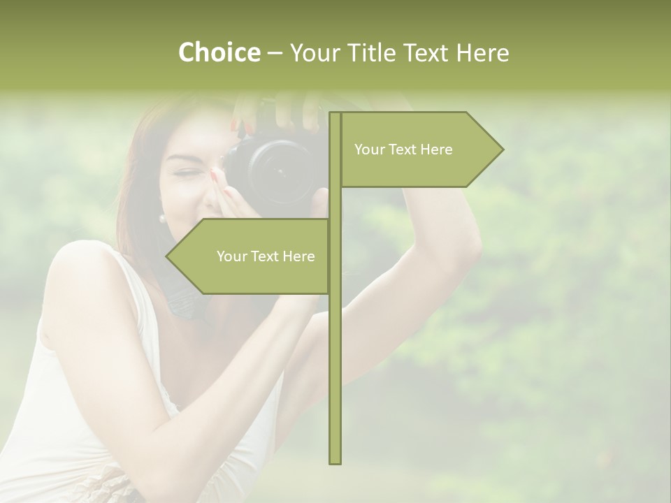 Beautifu Smile Picture PowerPoint Template