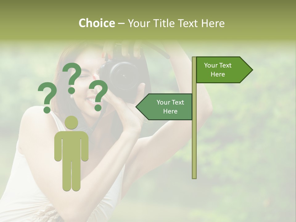 Beautifu Smile Picture PowerPoint Template