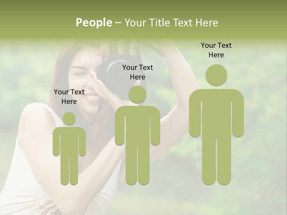 Beautifu Smile Picture PowerPoint Template