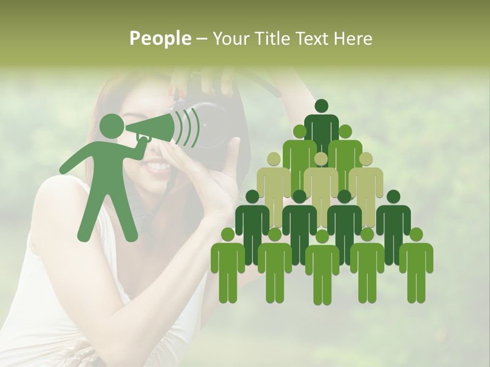 Beautifu Smile Picture PowerPoint Template