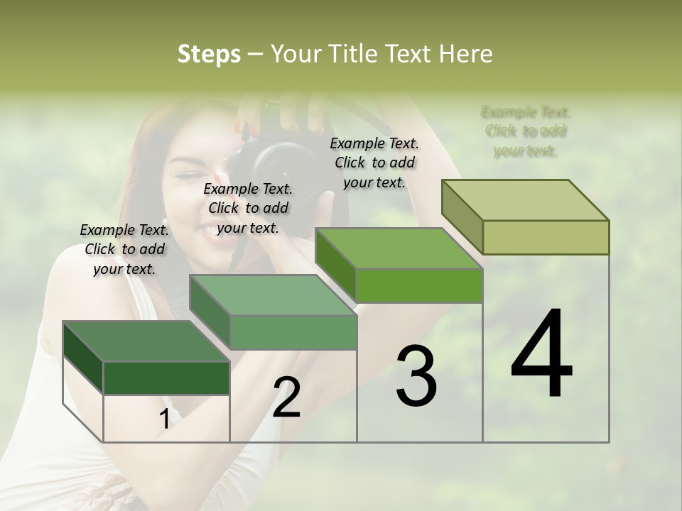 Beautifu Smile Picture PowerPoint Template