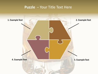 Sophisticated Drink Isolated PowerPoint Template