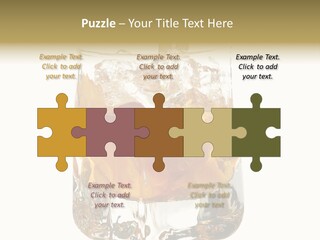 Sophisticated Drink Isolated PowerPoint Template