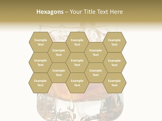 Sophisticated Drink Isolated PowerPoint Template