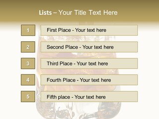Sophisticated Drink Isolated PowerPoint Template