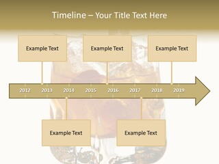 Sophisticated Drink Isolated PowerPoint Template