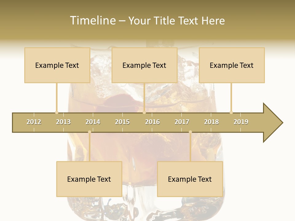 Sophisticated Drink Isolated PowerPoint Template