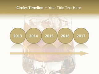 Sophisticated Drink Isolated PowerPoint Template