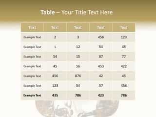 Sophisticated Drink Isolated PowerPoint Template