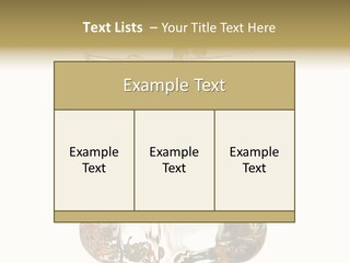 Sophisticated Drink Isolated PowerPoint Template